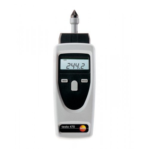 Testo 470 - Optický a mechanický otáčkomer sada +1 … +99999 ot/Min. (opticky)